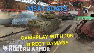 The adats (M3A1) Is a Decent tank when played Carefully #worldoftanksconsolemodernarmor #wotconsole 