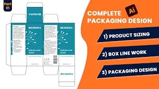 How to make product design in illustrator | packaging Design #illustrator