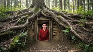Secret Jungle Survival Shelter Build | Underground Tree House | ASMR No Talking