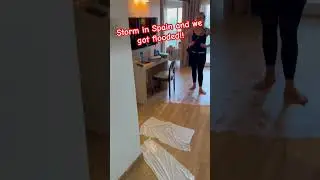 Our hotel room got flooded in the storm #storm #flood #hotel #spain #holiday #travel #vacation