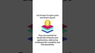 List of layer 0 crypto coins and what is layer0 #crypto #cryptoforold #shorts #layer0 #learning