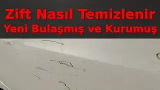 Zift Nasıl Temizlenir? Kurumuş veya Yeni Bulaşmış 👍 Pratik Yöntem