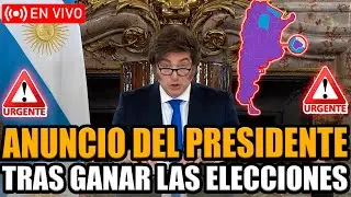 🔴ANUNCIO DE MILEI EN VIVO POR ADORNI TRAS GANAR LAS ELECCIONES | FRAN FIJAP