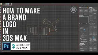 How to make a brand logo with an image in 3ds Max