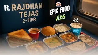 What Food is Served in Rajdhani Tejas? | 2 Tier AC Journey Review 🚆✨