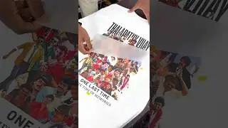Сила в каждой нити | Создание футболки Jana Nayagan | #thalapathyvijay