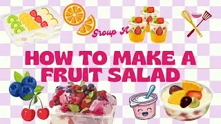 Healthy & Delicious Fruit Salad Tutorial 🫐 | Simple Steps for Everyone!