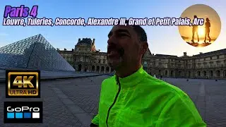 Correndo em Paris 4, Louvre, Tuleries, Concorde, Alexandre III, Grand et Petit Palais, Arc