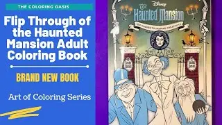 BRAND NEW BOOK Disney The Haunted Mansion Art of Coloring Series | New for July 2024