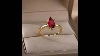 BirthStone Rings For Women Adjust Bule Square Round Zircon Ring Delicate Bride Wedding Jewelry