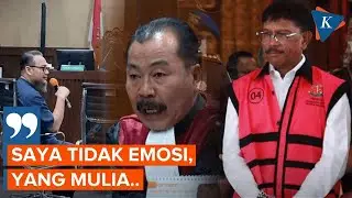 Ditegur Hakim, Johnny G Plate: Saya Tidak Emosi...