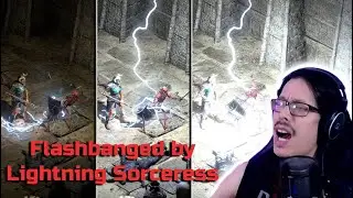 D2R Lightning Sorceress Gameplay (Nova, Chain Lightning & Thunder Storm) Open Beta Testing