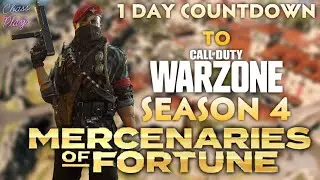 [LIVE] FINAL COUNTDOWN To Season 4 COD Warzone Mercenaries Of Fortune!! 👀 | PS4 Playstation4