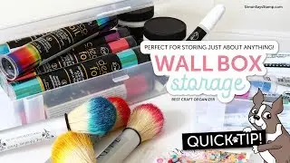 Cardmaking & Papercrafting How To: Wall Storage Boxes | Perfect for All Supplies!