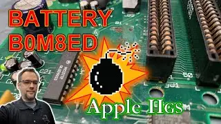 BATTERY BARF - Fixing an Apple IIGS ROM 3 Board