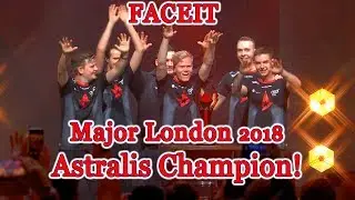 Astralis champion 🏆 FACEIT Major London champions! Grand Final 2:0 vs Na`Vi Winning moment