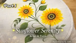 How to Paint Sunflowers 🌻 | Easy & Complex Petals Tutorial – Part 1