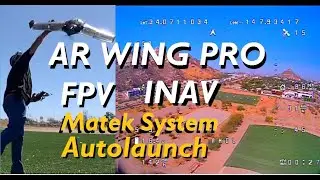 Ala AR Wing Pro1000 tipo drone. Con FC Matek 405. INAV. En espa&ntilde;ol. UNBOXING y Primer Vuelo