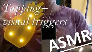 ASMR | Tapping & visual triggers LED PINEAPPLE | NO TALKING