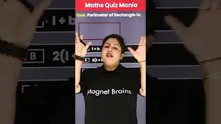 Perimeter of Rectangle is ? Math's Quiz Mania | Mathematics Question #Shorts