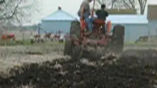 1956 WD-45 Diesel Plowing with a 4 bottom plow