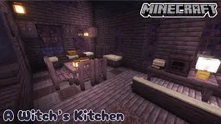 [Minecraft] Building A Witches Kitchen! - Timelapse
