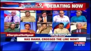 Jitendra Awhad slaps Arnab Goswami