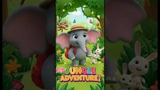 Zara the Jungle Explorer | Baby Elephant Adventure | Fun Jungle Story for Kids