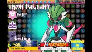 Iron Valiant 7 Star Tera Raid| Pok&eacute;mon Violet | Pokeportal And Link Codes With Viewers