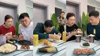 Trending 🔥 Funny Husband Wife Yummy Food Eating Challenge||Prank 😂🤫||Comedy 🤣🤣