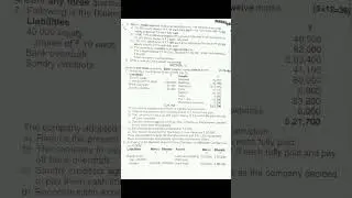 Bcom 4th sem advance corporate account 2024 question paper #bcom #bachelorofcommerce #bca