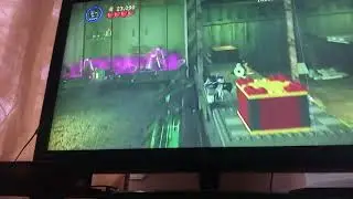 Eric Babb playing LEGO Batman