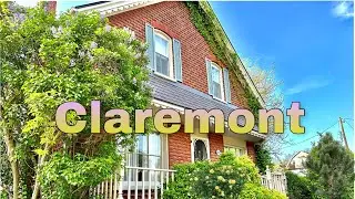 [4K] CLAREMONT Ontario | Greater Toronto Area | Walking Tour