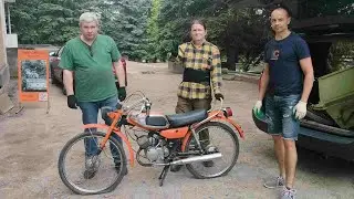 Студия советского мопеда и игрушки г. Витебск. Поездка в Беларусь к другу.