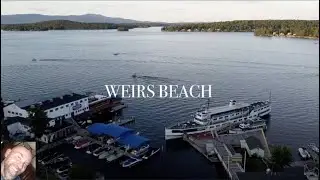 Weirs Beach ,Lake Winnipesaukee- Laconia NH (Walk&Drone)