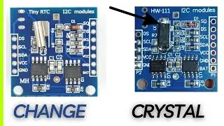RTC clock module | how to make  accurate rtc clock module | accurate timing rtc module #project #wat