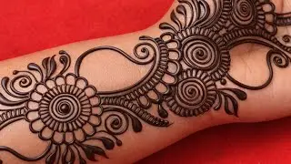 New simple unique style mehndi design for front hand | Very easy mehndi design 2026 mehandi designs