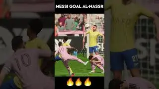 Messi goal vs Al-Nassr  #fifa24 #eafc24 #easportsfcgameplay #messi #cr7 #alnassr #intermiami