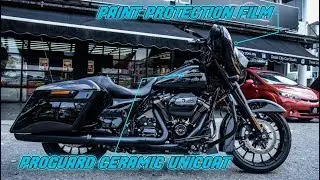 TWIN PACKAGE COMBO (PPF+COATING) ON THE HARLEY DAVIDSON STREET GLIDE SPECIAL 114