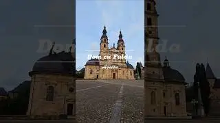 Der Fuldaer Dom erstrahlt in majest&auml;tischem Glanz, ein zeitloses Meisterwerk barocker Architektur.