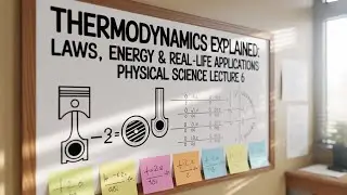 Thermodynamics Explained: Laws, Energy & Real-Life Applications  Physical Science Lecture 6