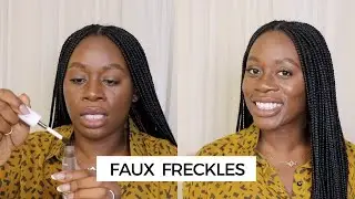 Fake Freckles on Dark Skin | Pseudo Labs PHreckles Review