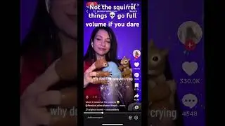 Cringey squirrels #asmr #cringe