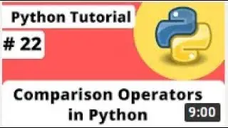 # 22 Comparison Operators in Python || Python Tutorials || YouTube || Green Life
