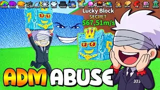 😱ADM ABUSE HOJE!!! 😍FUJA DO TSUNAMI PARA BRAINROT !!! - EDDY333 - JOGANDO