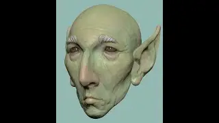Goblin head sculpt timelapse- zbrush sculpture