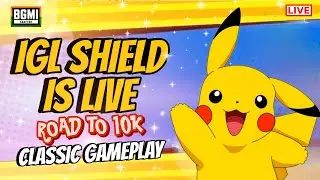 IPHONE 17 BGMI GRAPHIC TEST GAMEPLAY | LIVE RANK PUSH| IGL SHIELD LIVE ROAD TO 10K