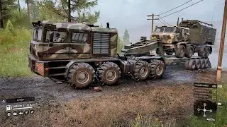 KOLOB 74760 Low Loader Trailer SnowRunner Gameplay PC  Max settings [4k Ultra HD 60FPS]