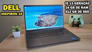 NOTEBOOK DELL INSPIRON 15 3530 COM I5 16GB DE RAM E 512 DE SSD !!!