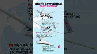 Bayraktar TB2 vs MQ-9 Reaper vs Shahed-136 | Combat Drone Comparison